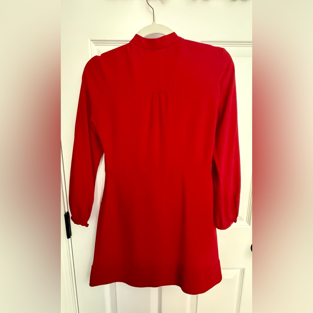Chic Zara Vibrant Red Mini Dress - Picture 2 of 4